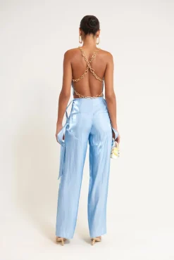 Cult Gaia Joey Top Ice Blue