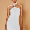 Cult Gaia Kendall Knit Dress Off White