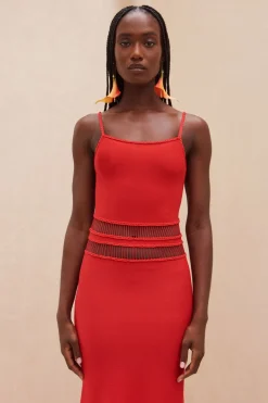 New Cult Gaia Kiki Knit Dress Amanita