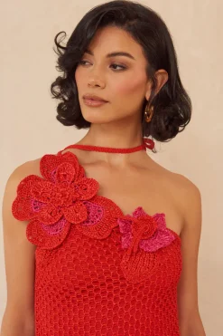 Sale Cult Gaia Kourtney Crochet Dress Amanita