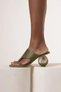 Clearance Cult Gaia Lilleth Sandal Olive