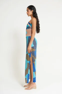 Outlet Cult Gaia Lillian Gown Ice Blue Multi