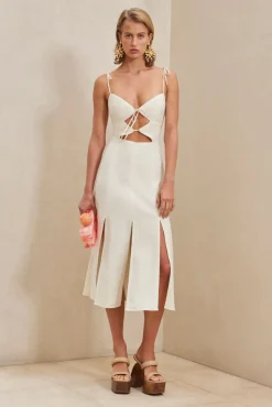 Sale Cult Gaia Liv Dress Off White