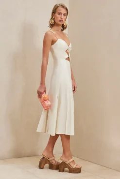 Sale Cult Gaia Liv Dress Off White