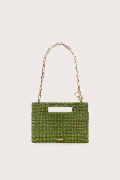 Best Cult Gaia Lucinda Mini Rhinestone Shoulder Bag Palm