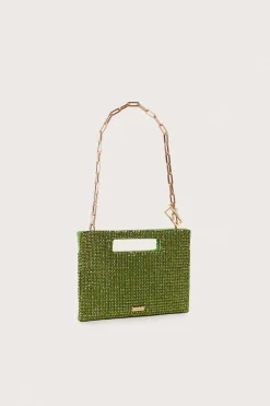 Best Cult Gaia Lucinda Mini Rhinestone Shoulder Bag Palm