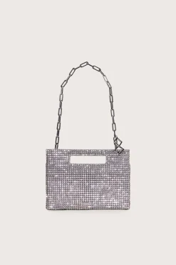Outlet Cult Gaia Lucinda Mini Rhinestone Shoulder Bag Clear
