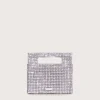Hot Cult Gaia Lucinda Nano Rhinestone Clutch Clear