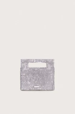 Hot Cult Gaia Lucinda Nano Rhinestone Clutch Clear