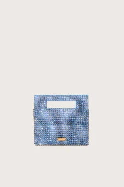 Discount Cult Gaia Lucinda Nano Rhinestone Clutch Light Sapphire