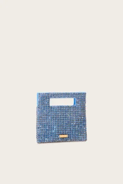 Discount Cult Gaia Lucinda Nano Rhinestone Clutch Light Sapphire