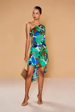 Best Cult Gaia Malia Dress Botanic Aqua