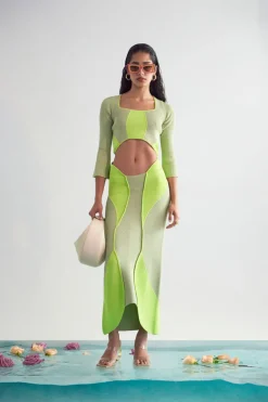 Best Cult Gaia Matilda Knit Top Mantis Jade