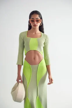 Best Cult Gaia Matilda Knit Top Mantis Jade