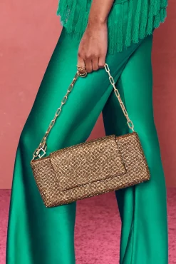 Cult Gaia Mirai Shoulder Bag Champagne