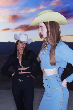 Online Cult Gaia Monique Top Dusted Indigo