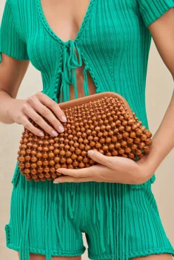 Outlet Cult Gaia Nia Clutch Chestnut