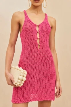 Discount Cult Gaia Patricia Knit Dress Calliandra