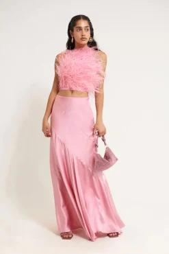 Discount Cult Gaia Pelli Skirt Shell Pink