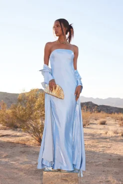 Online Cult Gaia Perla Gown Ice Blue