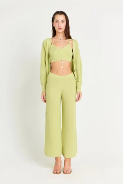 Clearance Cult Gaia Piper Knit Pant Avocado