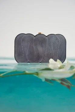 New Cult Gaia Pippa Clutch Black