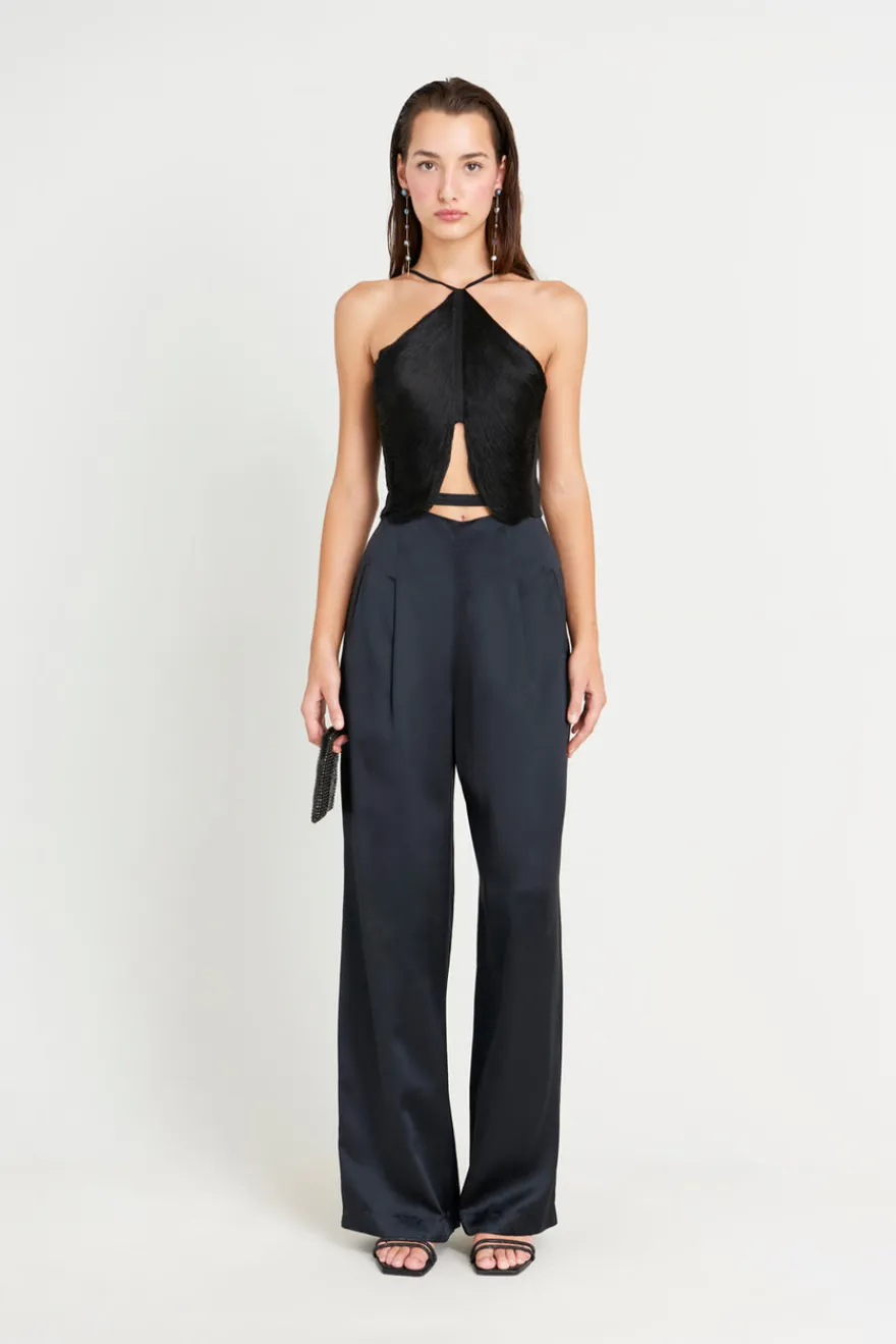 New Cult Gaia Quella Top Black