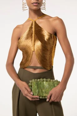 Clearance Cult Gaia Quella Top Gold
