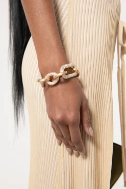 Cult Gaia Reyes Anklet Gold Clear