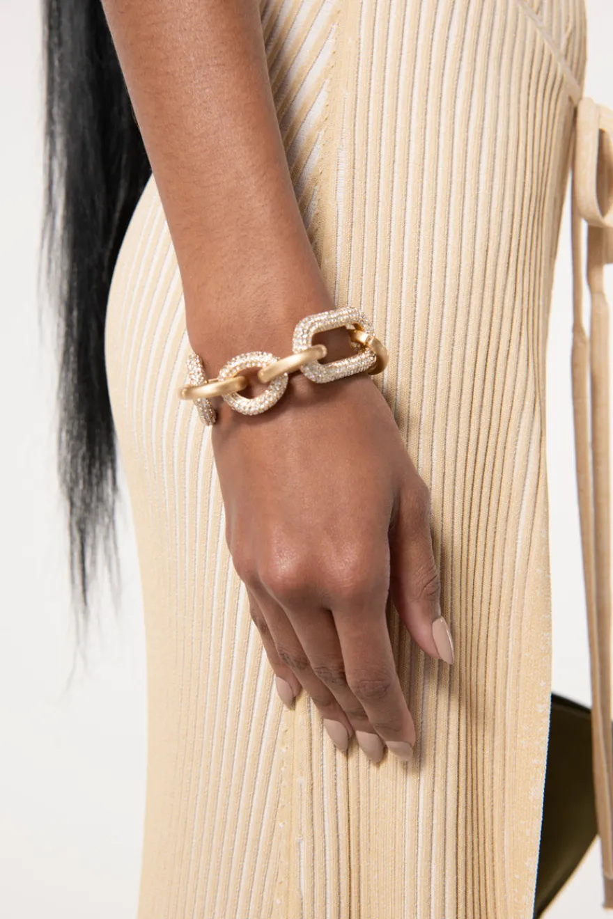 Cult Gaia Reyes Anklet Gold Clear