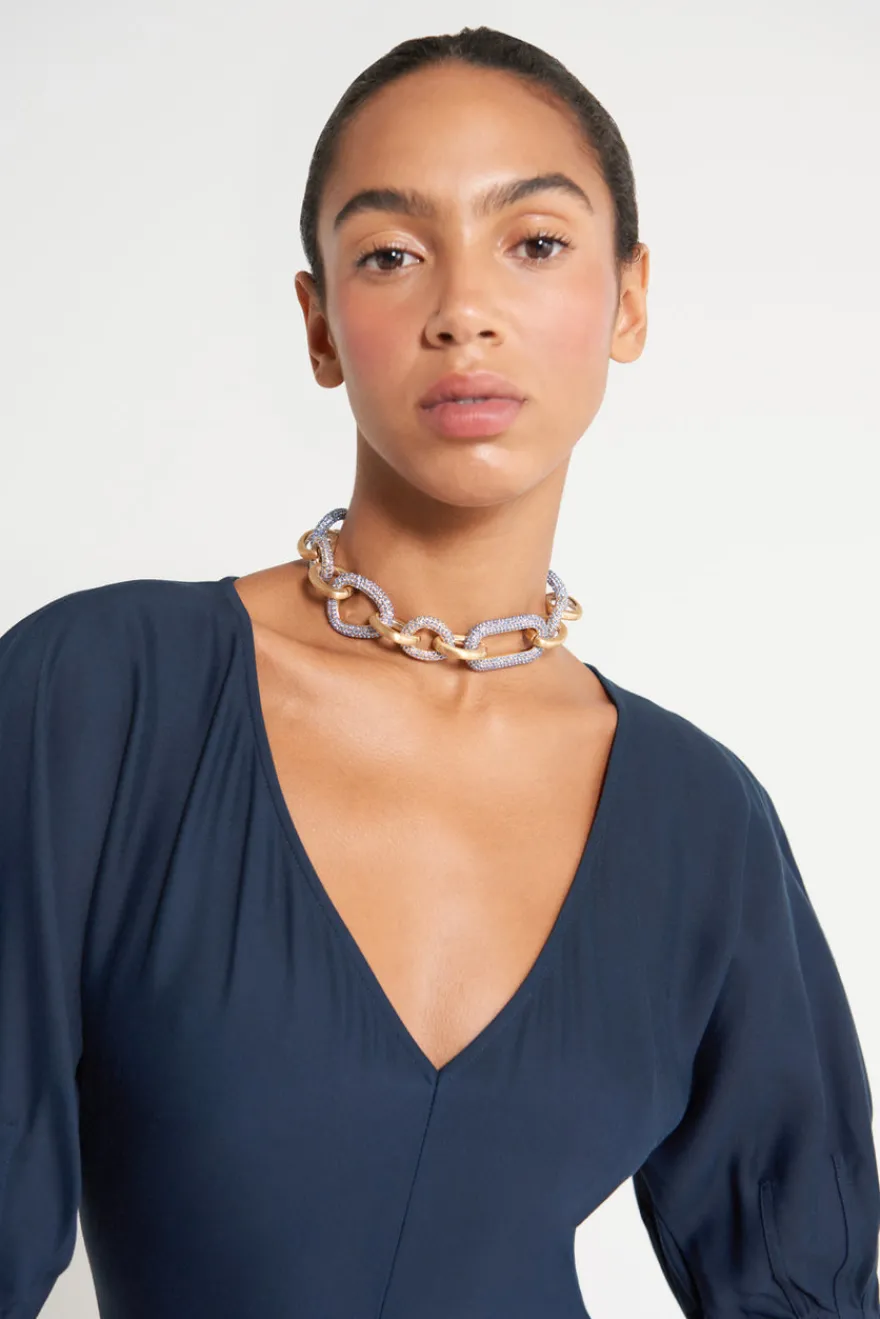 New Cult Gaia Reyes Necklace Light Sapphire