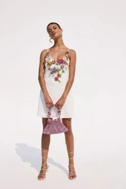 Hot Cult Gaia Rhodes Dress Off White