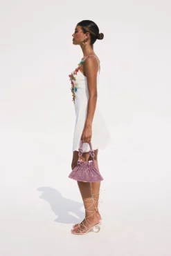 Hot Cult Gaia Rhodes Dress Off White