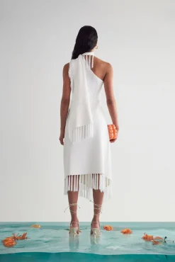 Sale Cult Gaia Saida Knit Dress Off White