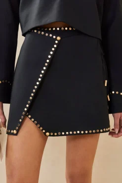 Cult Gaia Sammy Skirt Black