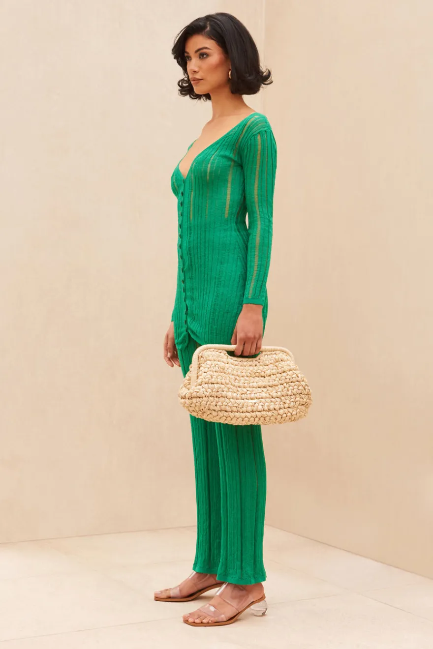 Sale Cult Gaia Savannah Knit Pant Vine