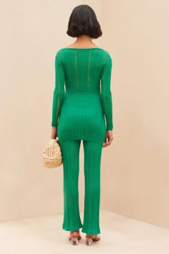 Sale Cult Gaia Savannah Knit Pant Vine