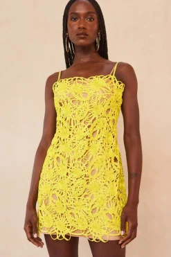 Discount Cult Gaia Shaunez Dress Citron
