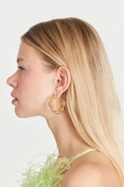 Sale Cult Gaia Shirin Earring Brushed Brass