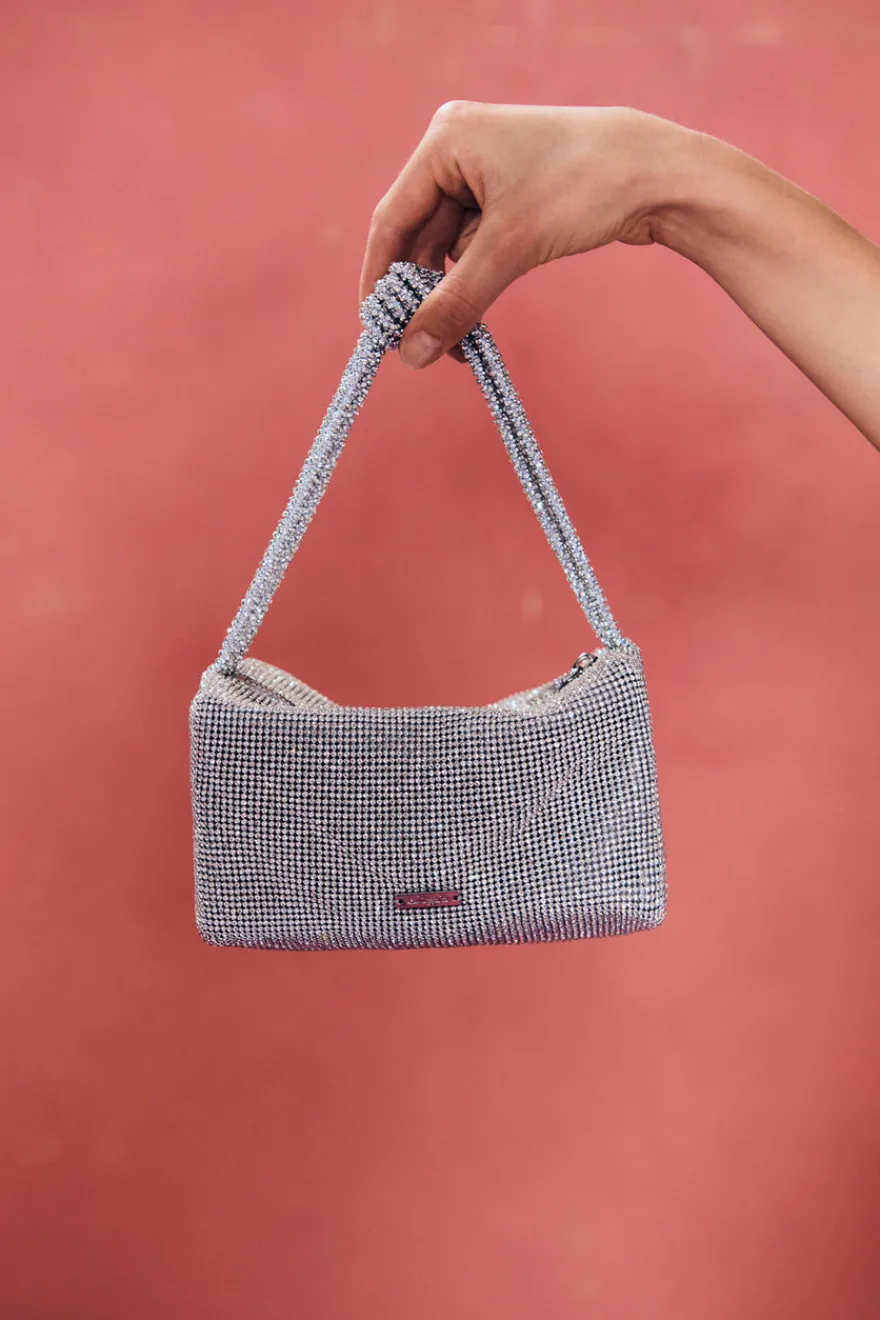 Online Cult Gaia Sienna Mini Rhinestone Bag Clear