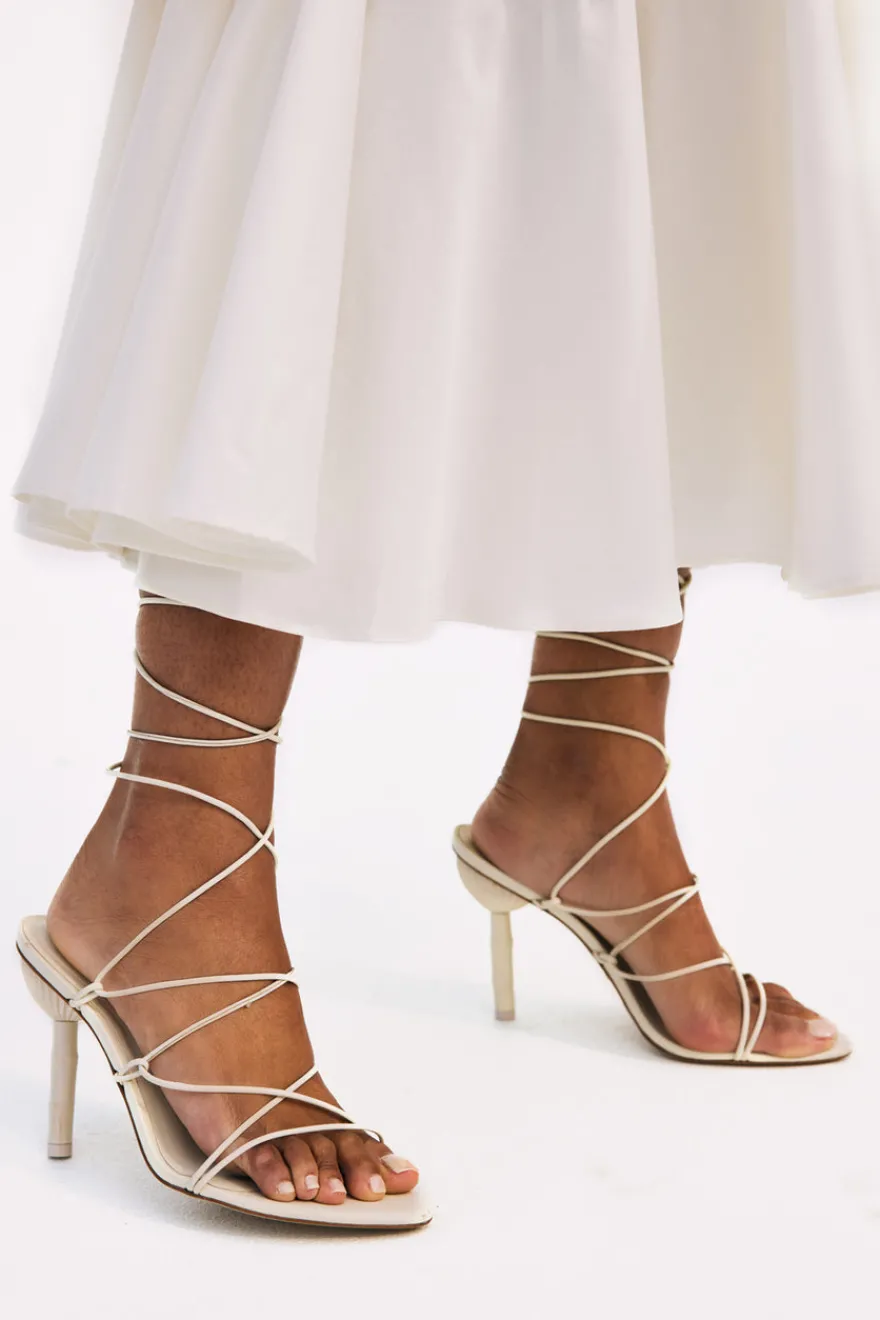 Hot Cult Gaia Soleil Heel Off White