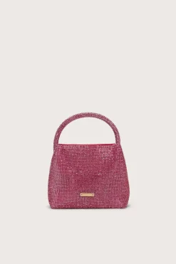 Best Cult Gaia Solene Mini Rhinestone Bag Rose
