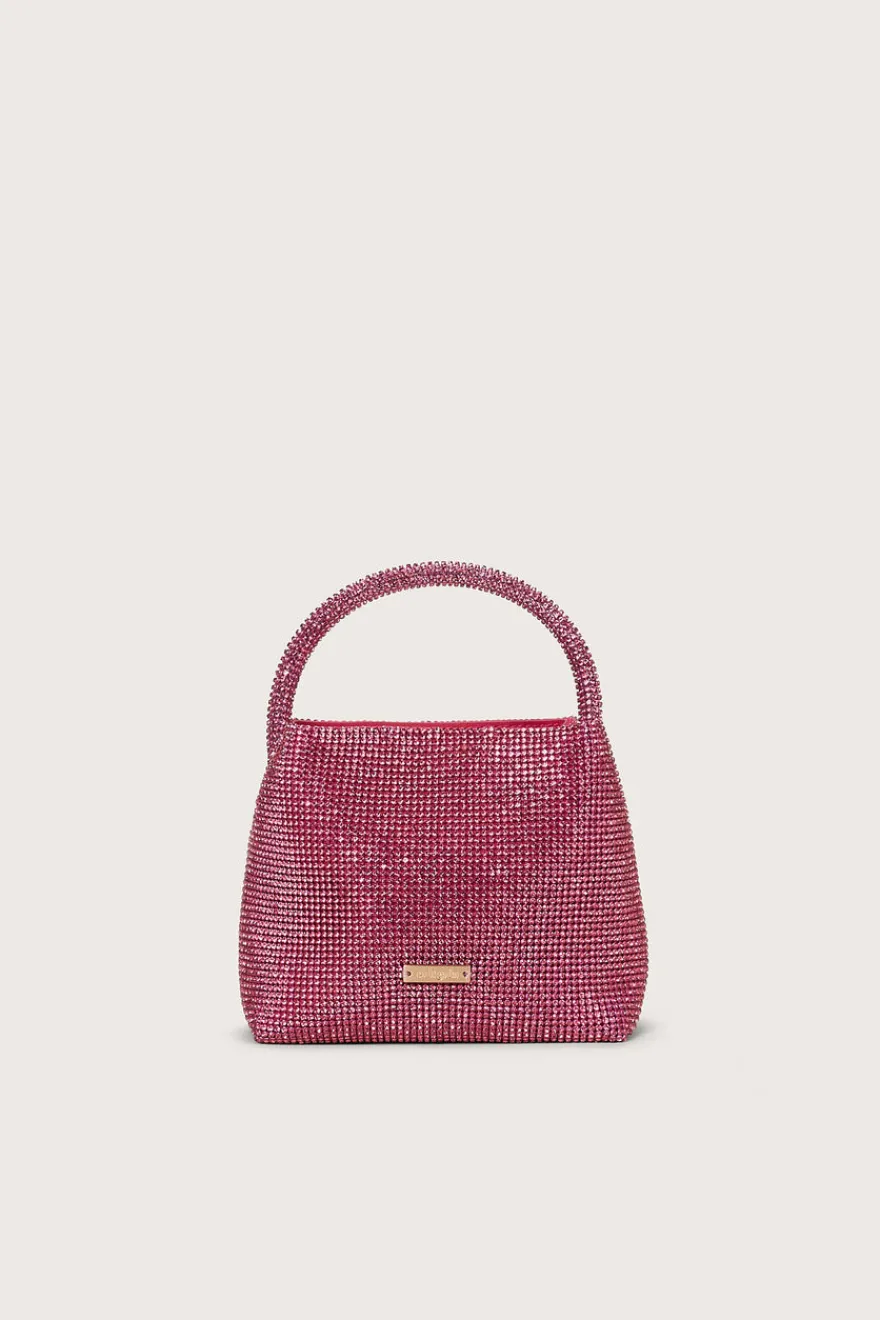 Best Cult Gaia Solene Mini Rhinestone Bag Rose