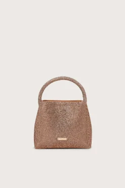 Best Cult Gaia Solene Mini Rhinestone Bag Champagne