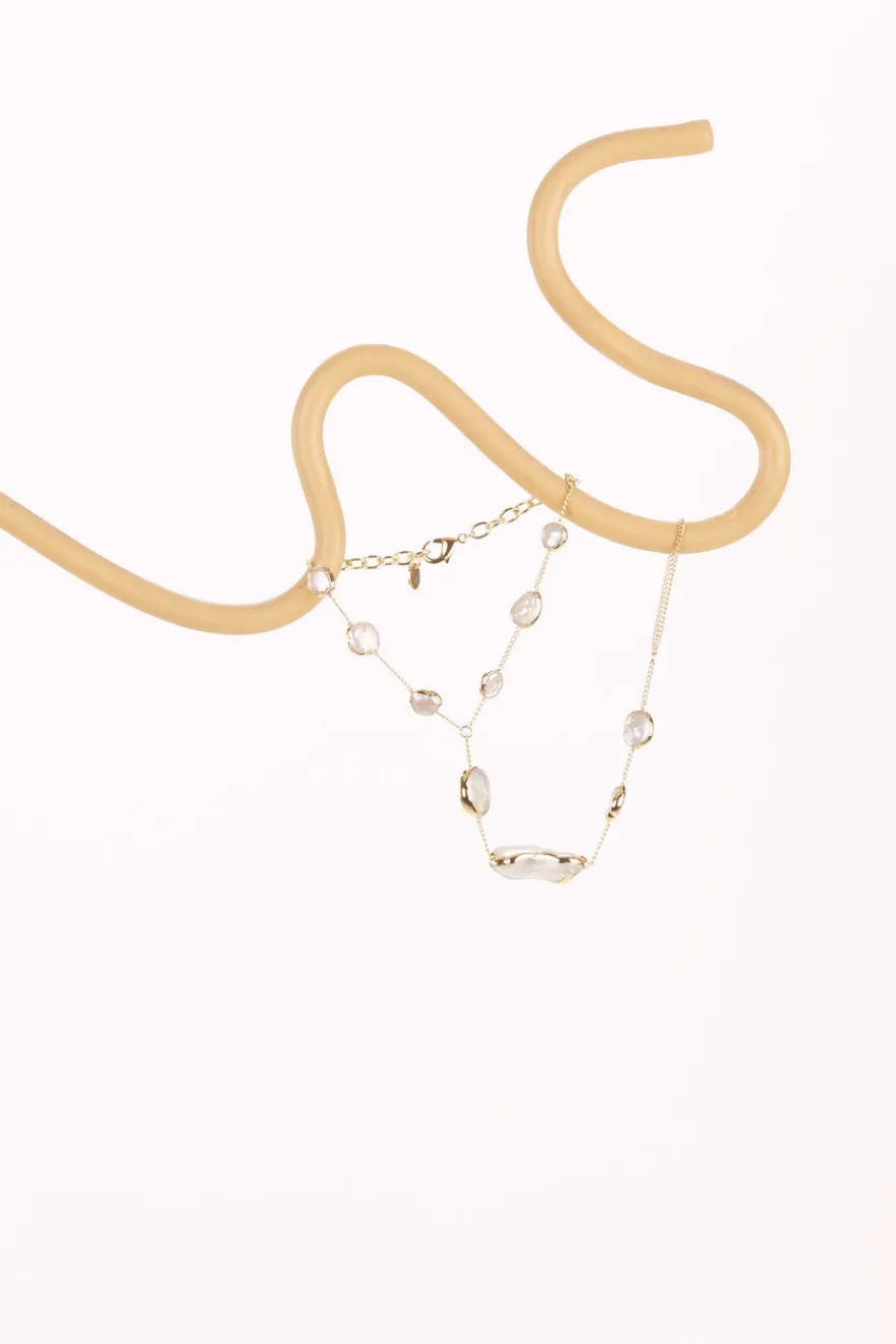 Cult Gaia Suri Toe Ring Anklet Pearl