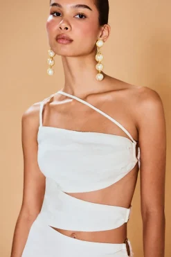 Best Cult Gaia Terese Gown Off White