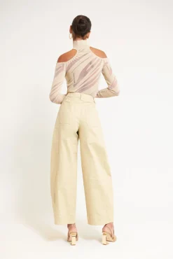 Discount Cult Gaia Tracie Knit Top Khaki