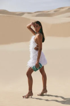 Sale Cult Gaia Vale Dress Off White