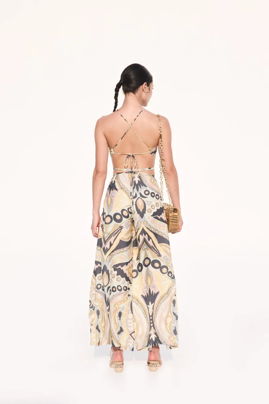 Cult Gaia Vella Pant Aloe Multi