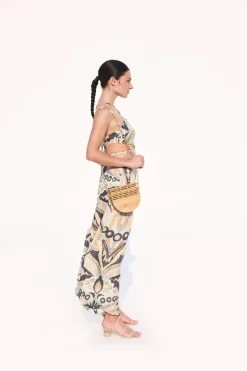 Cult Gaia Vella Pant Aloe Multi